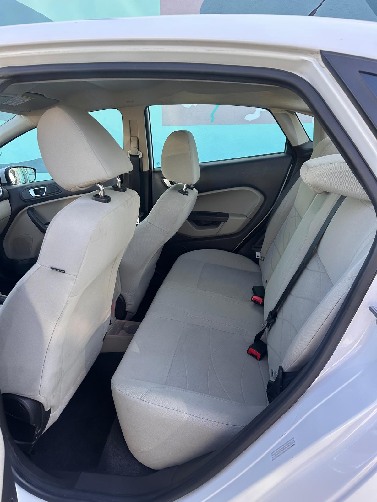 Ford Fiesta interior modern cabin hatchback rental Santa Cruz city trips