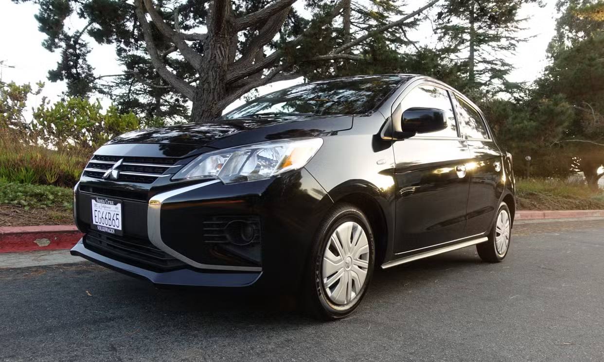 Mitsubishi Mirage 2022 hatchback rental Santa Cruz Capitola